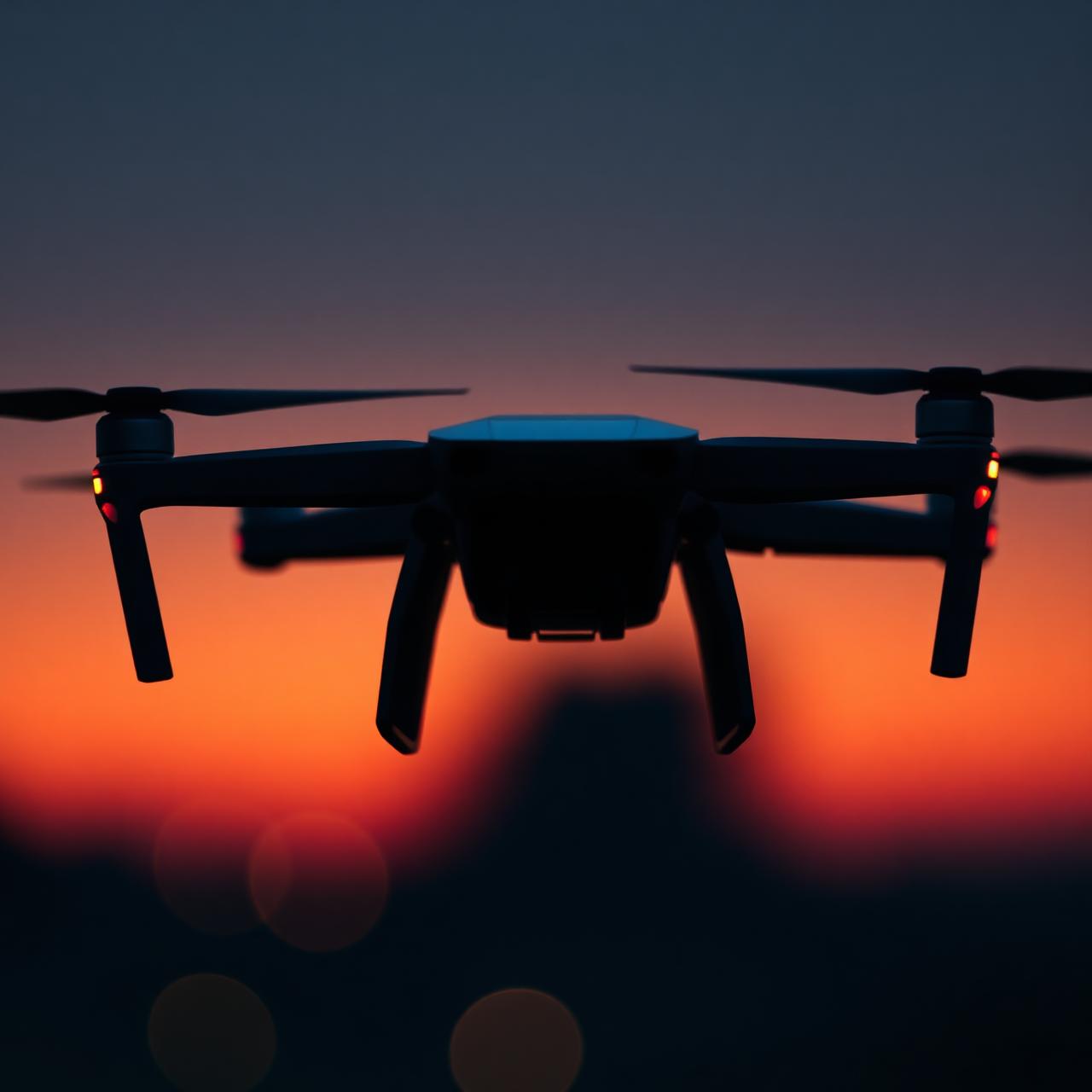 DroneZ drone at sunset